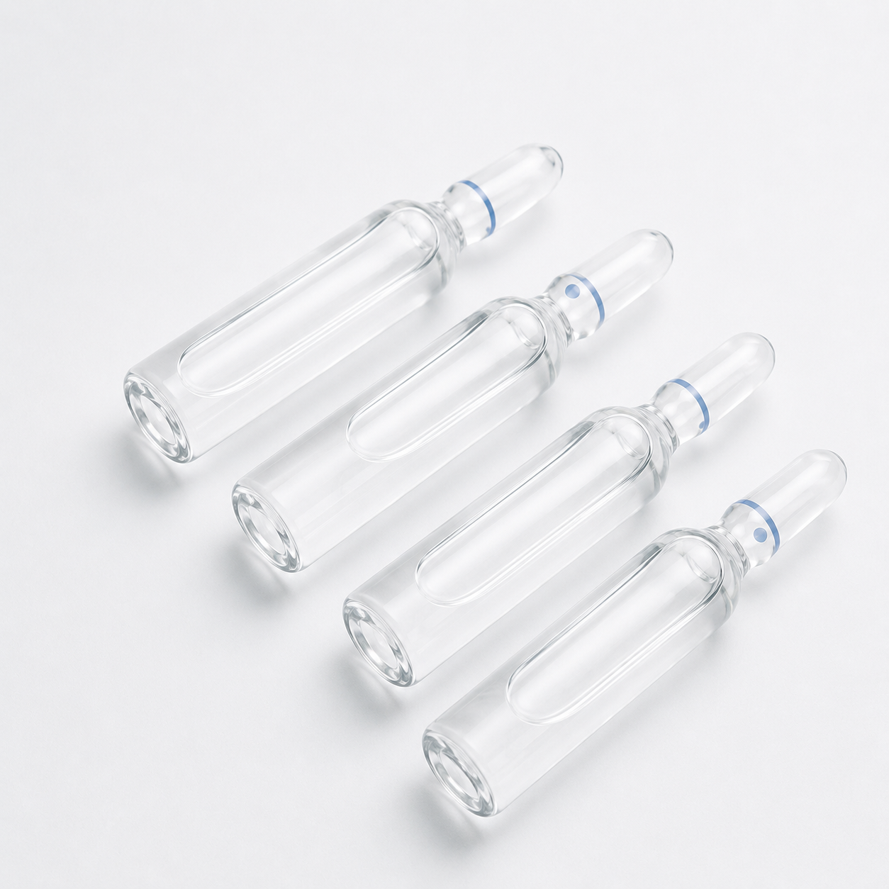 Glass ampoules for aseptic filling